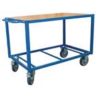 Plateauwagen hout - Wielen van TPE - Draagvermogen 500 kg - FIMM